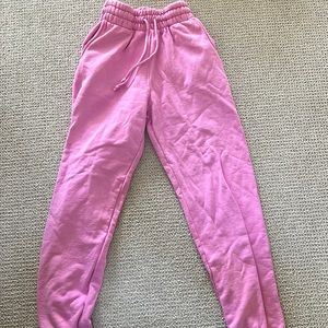 Frankie's Bikinis Pink Jogger Pants